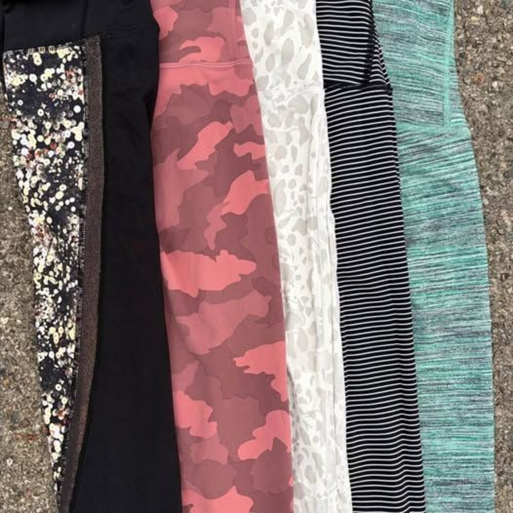 Lululemon Legging 8 Pair Bundle Lot Size Small 4 VS pink betsey johnson athleta - Picture 8 of 9